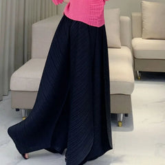Truly Pleated High-Waisted Pants