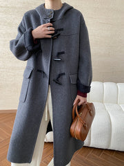 Women's Classic Wool Blend Duffel Coat