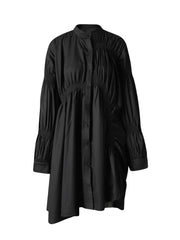 Luxury Cinched Waist Shirtdress