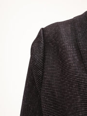 Premium Micro-Pleated Coat