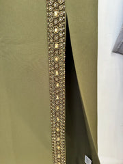 2-Piece Embellished Halter Top & Skirt