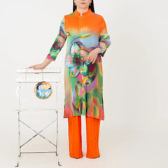 Luxurious Floral Top & Pant Set