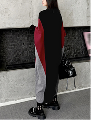 Avant-Garde Cocoon Knit Dress