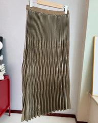 Luxury Pleated Folded Skirt