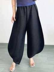 Plissé Unique Pull-On Pants