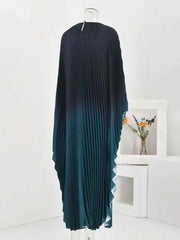 Elegant Kaftan Pleated Resort Dress