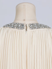 Couture Pleated Midi Dress - Diamonds & Feathers