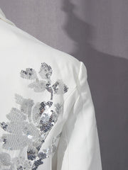 Luxe Formal Sequin Skirt & Blazer