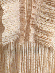 Truly Pleated Sleeveless Top & Skirt