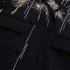 Luxury Sequin & Beaded Blazer