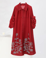 Premium Ruffled Pleats Dress