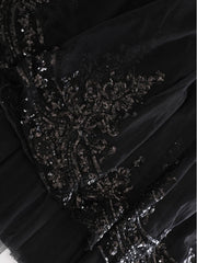 Luxury Lace Embroidered Tulle Skirt