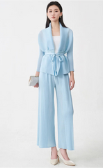 Luxury Micro-Pleat Two-Piece