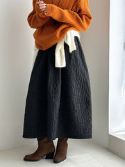 Cozy Luxe Fleece-Lined Skirt