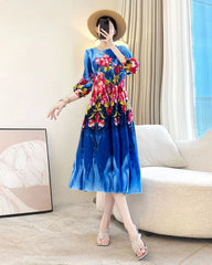 Luxury Pleated Formal Dress