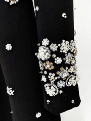 Luxury Crystal Embellished Maxi Dress