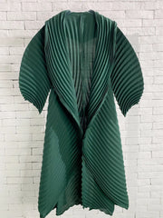 Truly Pleated Plisse Coat
