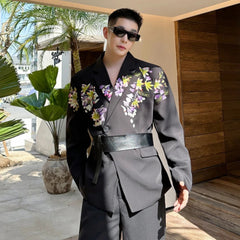 Men's Luxury Embroidered Blazer