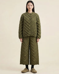 Luxury Pleats Top & Pant Set