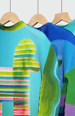 Modern Pleated Knit Top