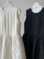 Luxury Quilted Layering Dress