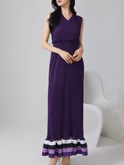 Women's Petite Midi Sleeveless Dress with Shawl