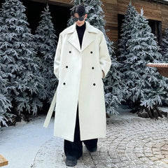 Men's Ultimate Extra Long Wool Blend Overcoat