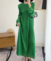 Luxury Pleats Travel Dress