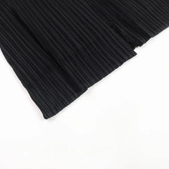 Lightweight Plisse Open-Front Cardigan