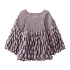 Bubble Pleats Textured Top