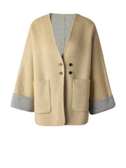 Premium Wool-Blend Oversized Coat