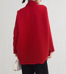 Luxury High-Collar Pleated Blouse