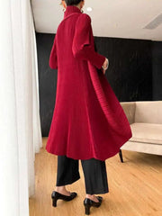 Elegant Pleats Formal Coat