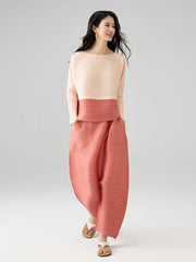 Luxe Plissé Harem Pant Set