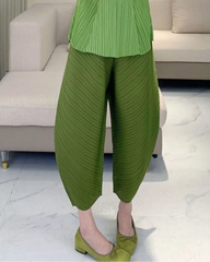 Luxury Plissé Harem Pants