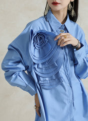 Luxury 3D Flower Blouse