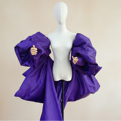 Luxury Taffeta Opera Coat