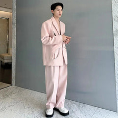 Men's Luxury Cutout Suit Set