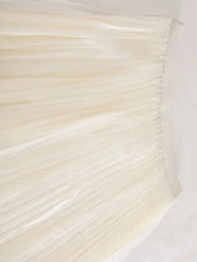 Luxury Petal Appliqué Tulle Skirt