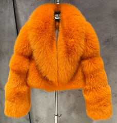 Women's Fox Fur Bomber