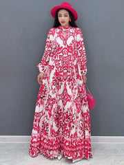 HEYFANCYSTYLE Scarlet Haute Maxi Dress