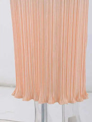 Elegant Ombre Plissé Dress