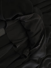 Luxury Buckle Tulle Long Skirt