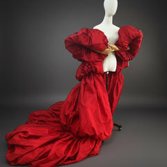 Couture Floor-Length Evening Cape