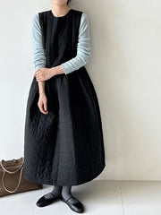 Luxury Quilted Layering Dress