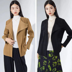 Couture Plisse Convertible Jacket