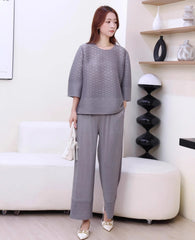 Luxury Pleats Formal Pant Set