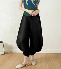 Luxury Pleats Pull-on Pants