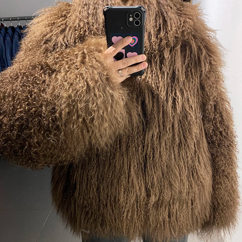 Authentic Luxurious Fluffy Fur Jacket