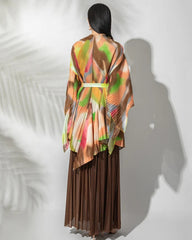 Luxury Pleated Tunic & Skirt